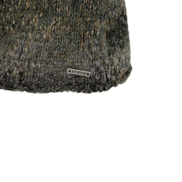 PrAna Amber Duster Sweater Cardigan Wool Blend Button Front Tan Gray Medium - Picture 8 of 14